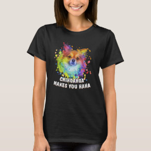 Camiseta Chihuahua Faz Você Haha Chiwawa Humor Toy Breed