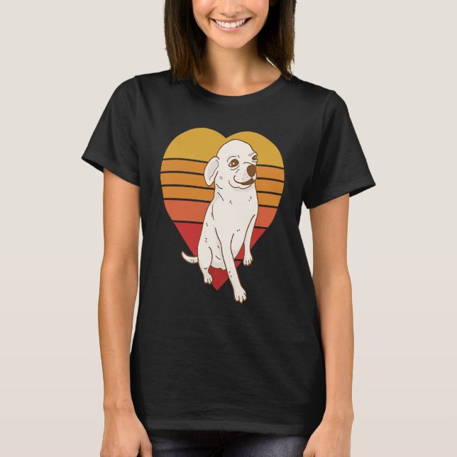 Camiseta Chihuahua Fofo Vintage (Frente)