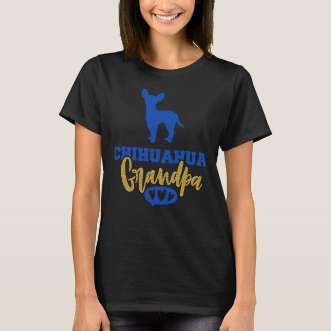 Camiseta Chihuahua Grandpa Funny (Frente)