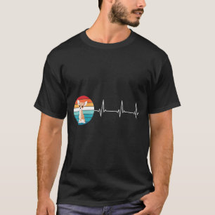 Camiseta Chihuahua Heartbeat Cachorro Sobrando Mãe Menina
