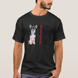 Camiseta Chihuahua Incrível Adorando Forte Gra Selvagem Fel