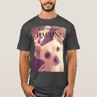 Camiseta Chihuahua Jack Chi Dog Bacon T