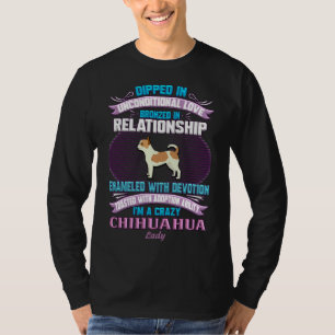 Camiseta Chihuahua Lady I M A Louca Senhora Chihuahua