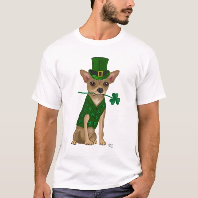 Camiseta Chihuahua Leprechaun (Frente)