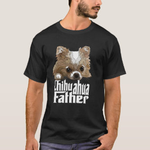 Camiseta Chihuahua Long Haired Padre Chiwawa Pai Cachorro