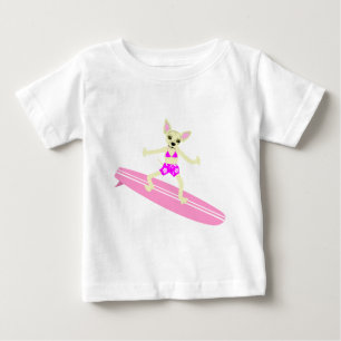 Camiseta Chihuahua Longboard Surfer Girl