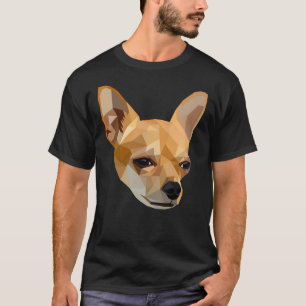 Camiseta Chihuahua Low Poly Art