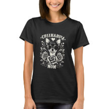 Chihuahua Mãe - Cachorro Floral Bonito Design