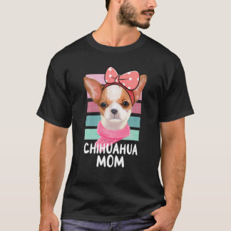 Camiseta Chihuahua Mãe Cachorro Mama Chiwawa Dando presente