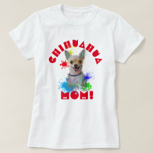 Camiseta Chihuahua Mãe Cachorro Melhor Mãe