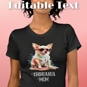 Camiseta Chihuahua Mãe Cachorros Cachorros