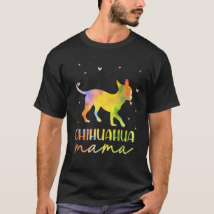Camiseta Chihuahua Mãe Colorida Chihuahua Dói Cachorro M