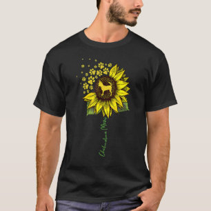 Camiseta Chihuahua Mãe Sunflower Chiwawa Cachorro Mãe Mãe