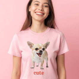 Camiseta Chihuahua Malvado Agressivo Fofo Personalizado