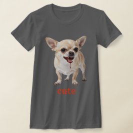 Camiseta Chihuahua Malvado Agressivo Fofo Personalizado