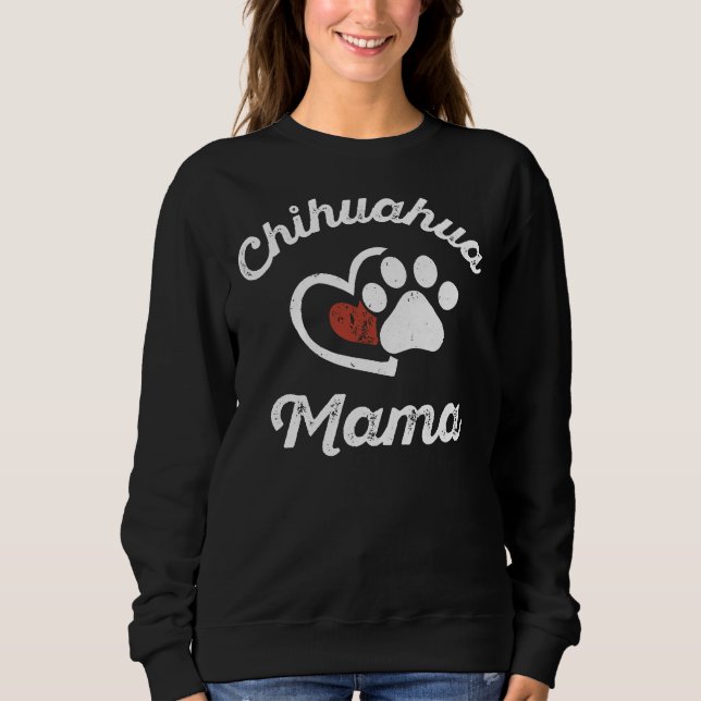 Camiseta Chihuahua Mama Chihuahua Proprietária Cachorro Mãe (Frente)