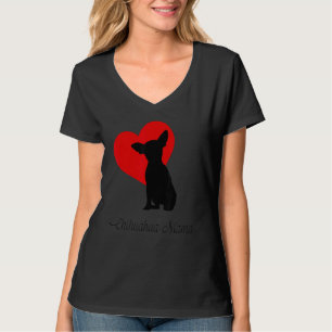 Camiseta Chihuahua Mama Dificulta Mulheres Cachorros Pets C