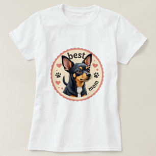 Camiseta Chihuahua 'Melhor Mãe Chihuahua'