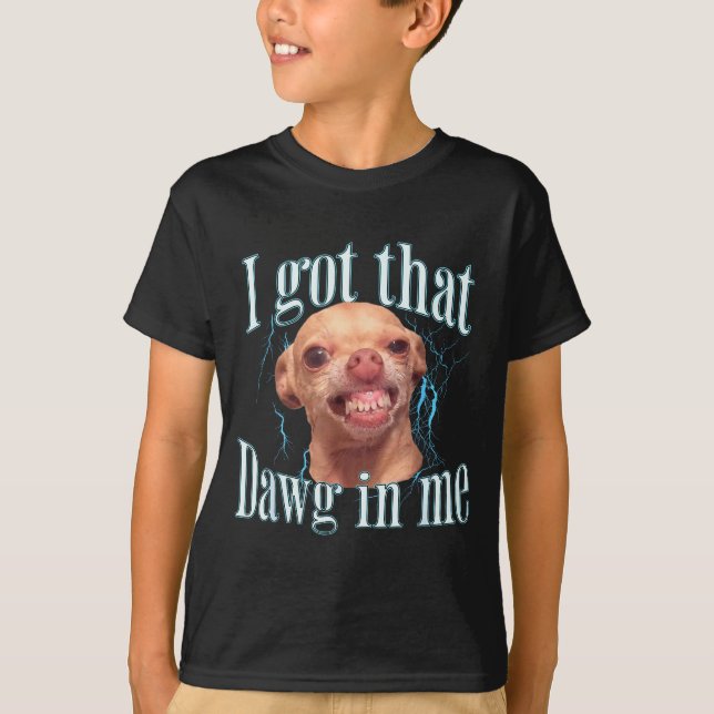 Camiseta Chihuahua Meme Engraçado  (Frente)
