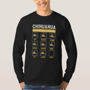 Camiseta Chihuahua Obedience Training Dog Guide to Formador