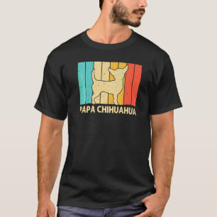 Camiseta Chihuahua Para Homens Pai Dono de Animal de Estima