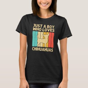 Camiseta Chihuahua Para Meninos Crianças Proprietário De An