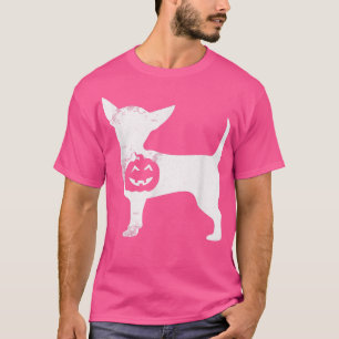 Camiseta Chihuahua Pumpkin Lazy Halloween Costume Chiwawa D