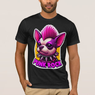 CAMISETA CHIHUAHUA PUNK ROCK