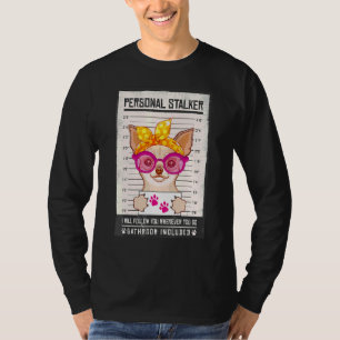 Camiseta Chihuahua Puppy Cão Puppy Cão Pandreiro Putador Pe