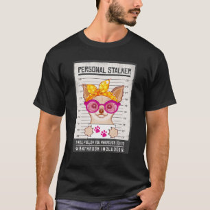 Camiseta Chihuahua Puppy Cão Puppy Cão Pandreiro Putador Pe