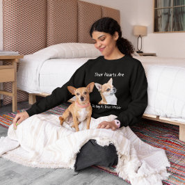 Camiseta Chihuahua Seus Corações São Tão Grandes Quanto Seu