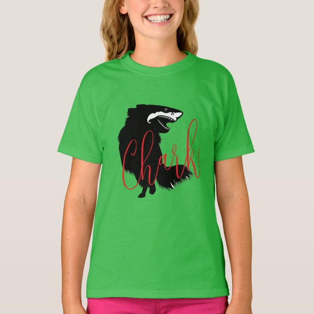 Camiseta Chihuahua + Shark = Chark (Frente)