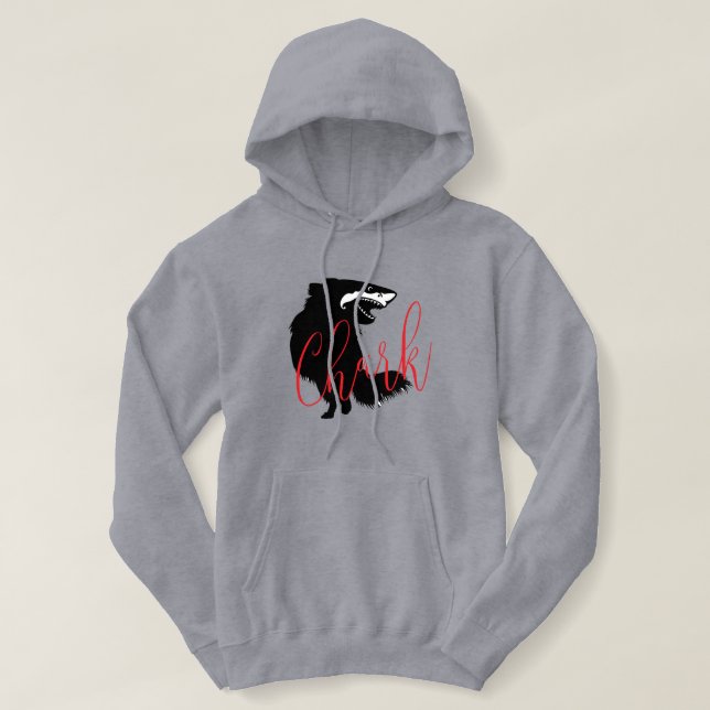 Camiseta Chihuahua + Shark = Chark (Frente do Design)