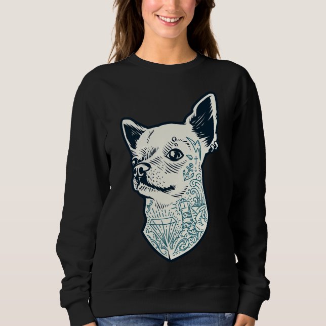 Camiseta Chihuahua Tattoo (Frente)