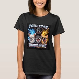 Camiseta Chihuahua vintage conseguiu cachorro em meninos me