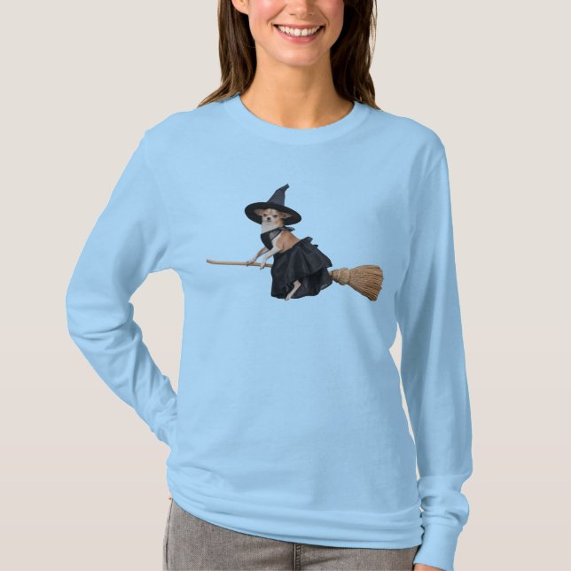 Camiseta Chihuahua Witch (Frente)