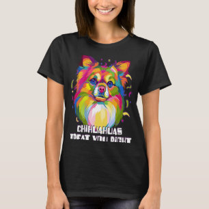 Camiseta Chihuahuas te tratam bem Chiwawa Animal Pun Toy