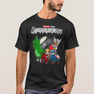 Camiseta Chihuahuavengers Cachorro Engraçado Chihuahua