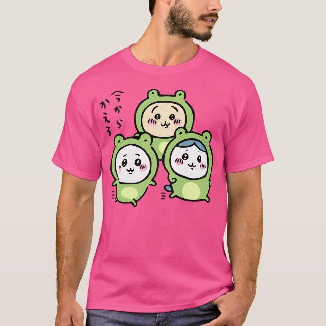 Camiseta Chiikawa E Amigos - Sapos (Frente)