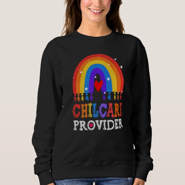 Camiseta Childcare Provider Director Daycare Crew School Te (Frente)