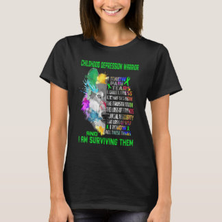 Camiseta Childhood Depression I Know All Things And I Survi