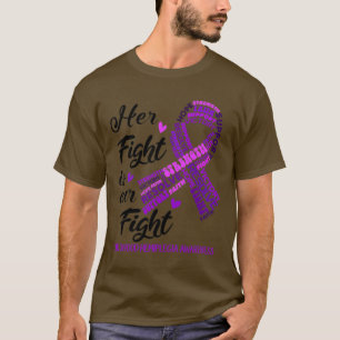 Camiseta Childhood Hemiplegia Awareness Her Fight is our Fi