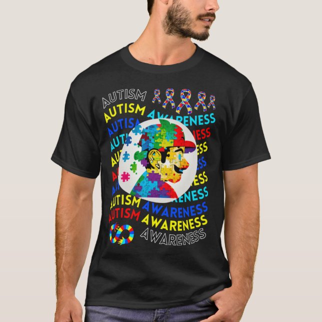 Camiseta Childrens Autism Awareness Navigating Autism Autis (Frente)