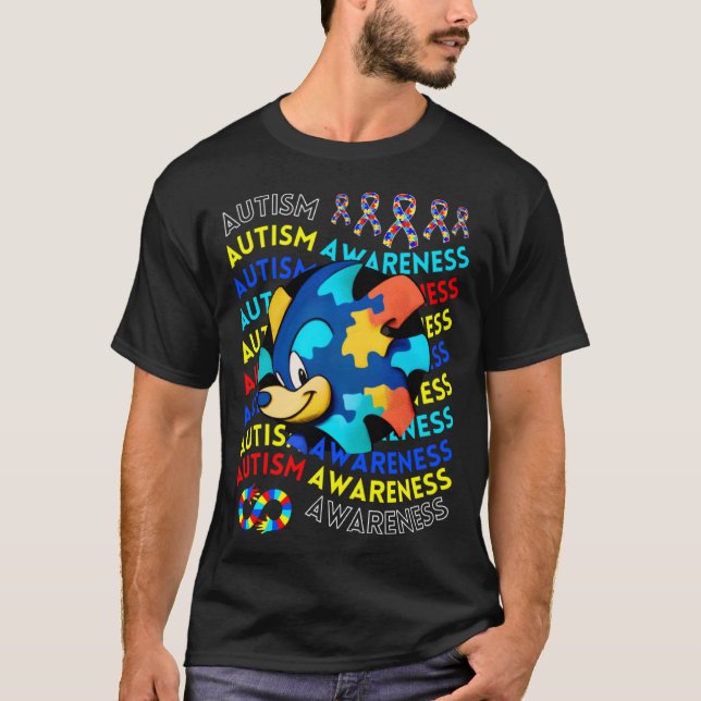 Camiseta Childrens Autism Awareness Navigating Autism Autis (Frente)