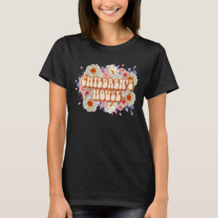 Camiseta Childrenu2019s House Floral Montessori Professor M