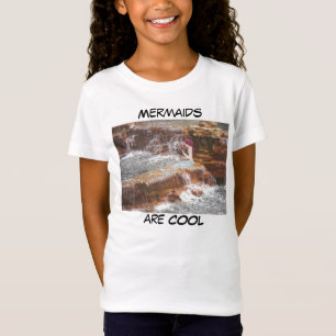 Camiseta Childs Tee, Sereia Lendo na Quebra d'Água