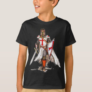Camiseta childs templar do tshirt do cavaleiro