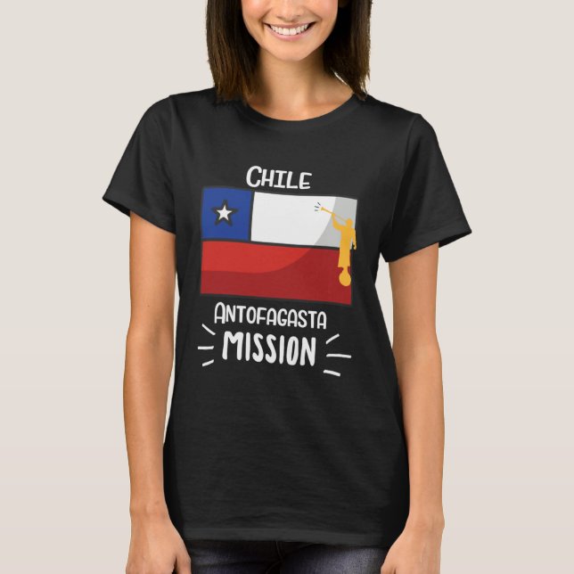 Camiseta Chile Antofagasta Mormon LDS Mission Missionary (Frente)