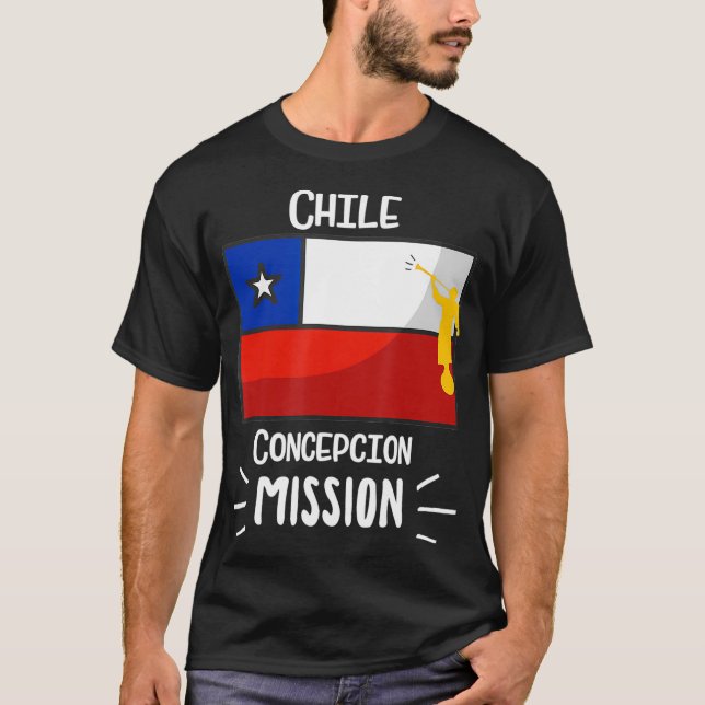 Camiseta Chile Concepcion Mormon LDS Mission Missionary (Frente)