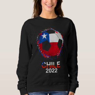 Camiseta Chile Flag 2022 Apoio à Equipe Chilena de Futebol